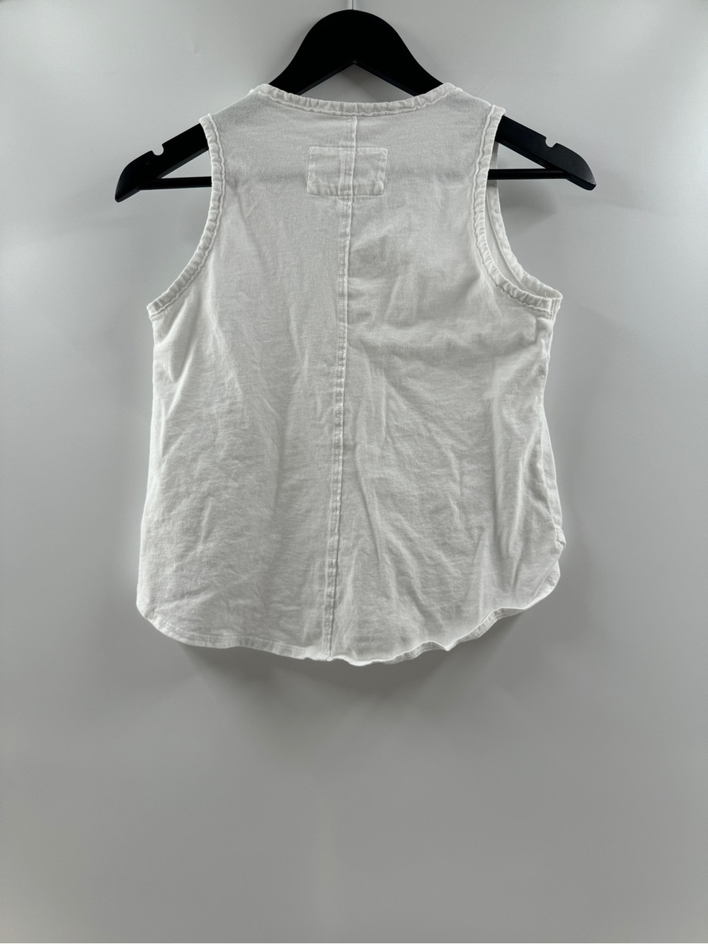 C&C California White V-Neck Tank Top – Women's XS 100% Cotton - Picture 5 of 7